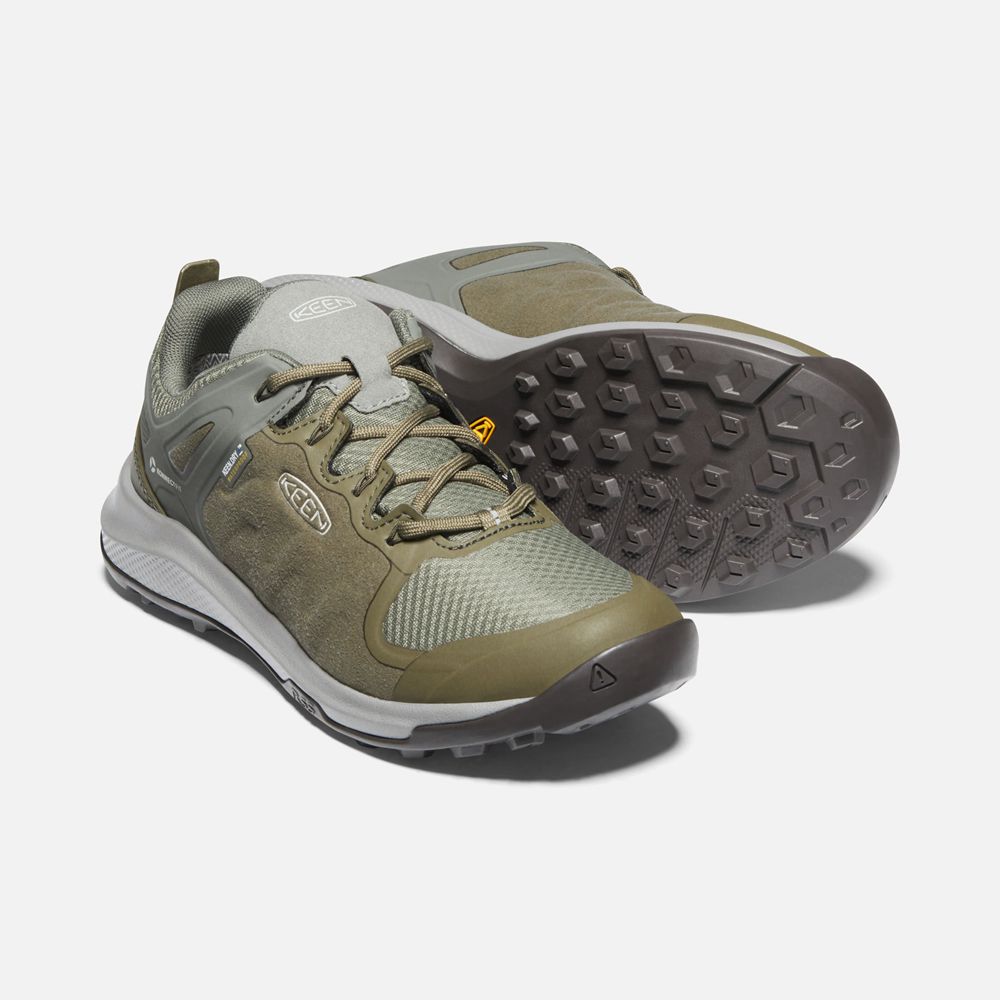 Zapatillas Keen Mexico Verde Oliva - Mujer Explore Waterproof - ZR0618243